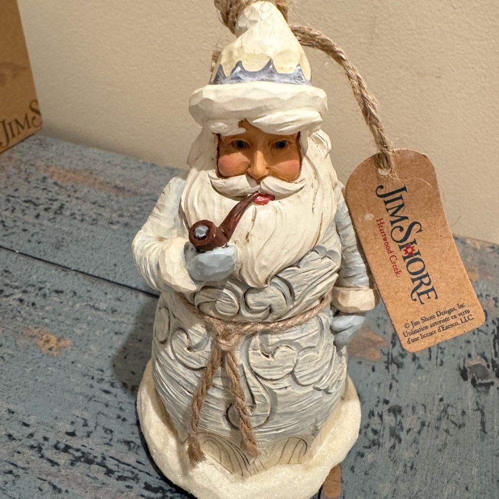 Forest Snow Day by Jim Shore Heartwood Creek White Woodland Collection NIB
